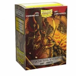 Card Sleeves Dragon Shield - General Vicar Portrait Limited Matte Art Sleeves (100CT)