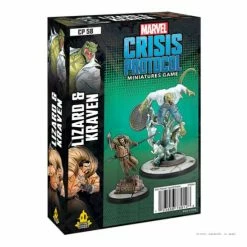 ATOMIC MASS GAMES Marvel Crisis Protocol: Lizard & Kraven Character Pack Miniatures Game Miniature Games
