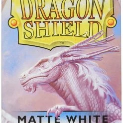 Dragon Shield - White - Matte Basic Sleeves (100CT) [In Stock] Card Sleeves