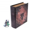 Wizardry Foundry Deck Boxes & Storage Boxes Grimoire Deck Box, Dragonlord | Store 800+ Standard Size Cards + D&D Adventure Series, Roghar - The Dragon Hunter, Acrylic Character Stand (Bundle)