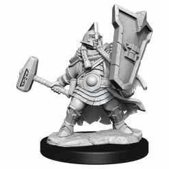 WIZKIDS Dungeons & Dragons D&D: Frameworks: Dwarf Cleric Female W1 Unpainted Miniatures [Pre-order] Miniature Games