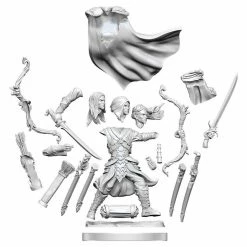 WIZKIDS Miniature Games Dungeons & Dragons D&D: Frameworks: Elf Ranger Male W1 Unpainted Miniatures [Pre-order]