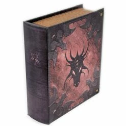 Wizardry Foundry Deck Boxes & Storage Boxes Grimoire Deck Box, Dragonlord | Store 800+ Standard Size Cards + D&D Adventure Series, Roghar - The Dragon Hunter, Acrylic Character Stand (Bundle)