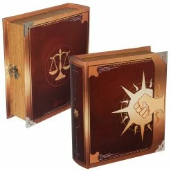 Wizardry Foundry Deck Boxes & Storage Boxes Grimoire Deck Box, Legion | Store 800+ Standard Size Cards + D&D Adventure Series, Barklee - The Tactic Fighter, Acrylic Character Stand (Bundle) [In Stock]