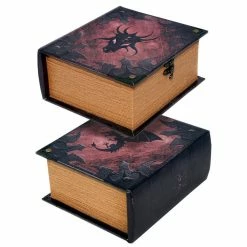 Wizardry Foundry Grimoire Pro Tour Deck Box, Dragonlord | Store 350+ Standard Size Cards [In Stock]