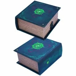 Wizardry Foundry Grimoire Pro Tour Deck Box, Locus | Store 350+ Standard Size Cards [In Stock]