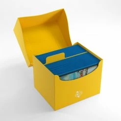 Gamegenic Deck Box: Side Holder 100+ XL Yellow Deck Boxes & Storage Boxes