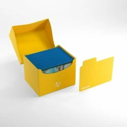 Gamegenic Deck Box: Side Holder 100+ XL Yellow Deck Boxes & Storage Boxes
