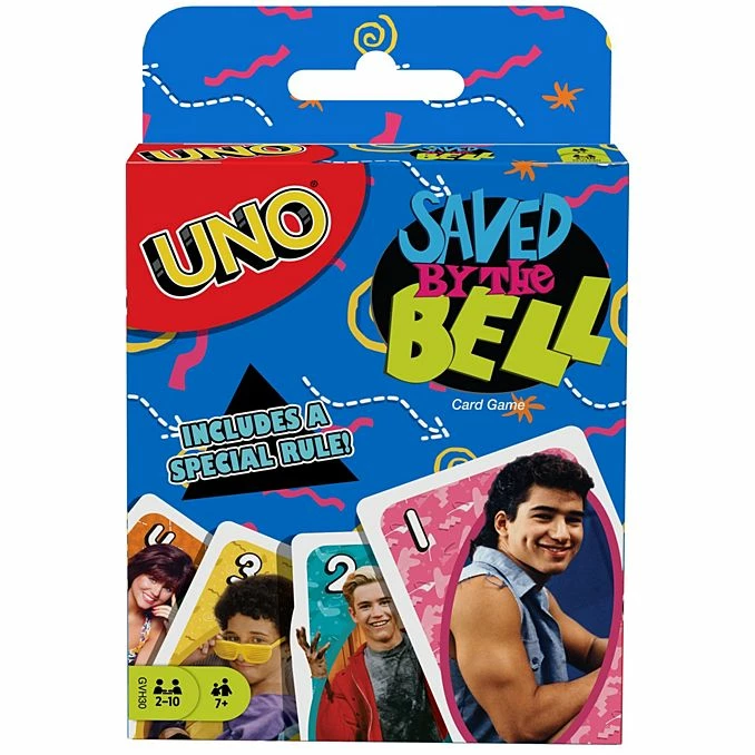 MATTEL, INC. UNO: Saved By The Bell Card Game 3 MATTEL, INC. UNO: Saved By The Bell Card Game