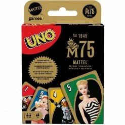 MATTEL, INC. Non-Collectible Card Games UNO: Mattel 75th Anniversary Card Game