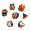 Chessex 7pcs Dice Set: Gemini - Blue/Orange Dungeons & Dragons