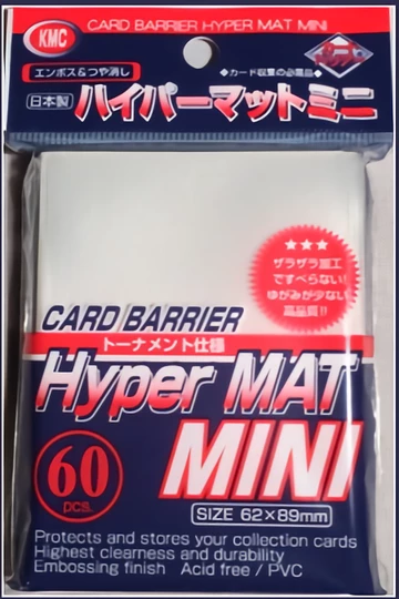 KMC Mini Hyper Clear (60 Count) Basic Sleeves 3 KMC Mini Hyper Clear (60 Count) Basic Sleeves