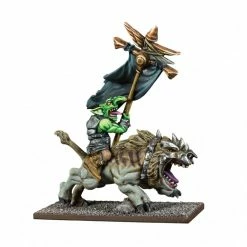 MANTIC ENTERTAINMENT Miniature Games Kings Of War 3rd Edition: Goblin Flaggit On Mawbeast Miniatures