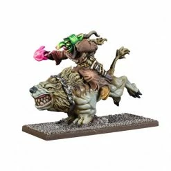MANTIC ENTERTAINMENT Miniature Games Kings Of War 3rd Edition: Goblin Wiz On Mawbeast Miniatures