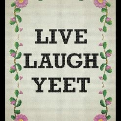 LEGION SUPPLIES Live Laugh Yeet Art Sleeves (50 CT) Card Sleeves