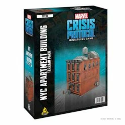 ATOMIC MASS GAMES Marvel Crisis Protocol: NYC Apartment Building Terrain Expansion Miniatures Game Miniature Games