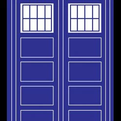 LEGION SUPPLIES Card Sleeves Police Box Black Border Art Sleeves (50CT)