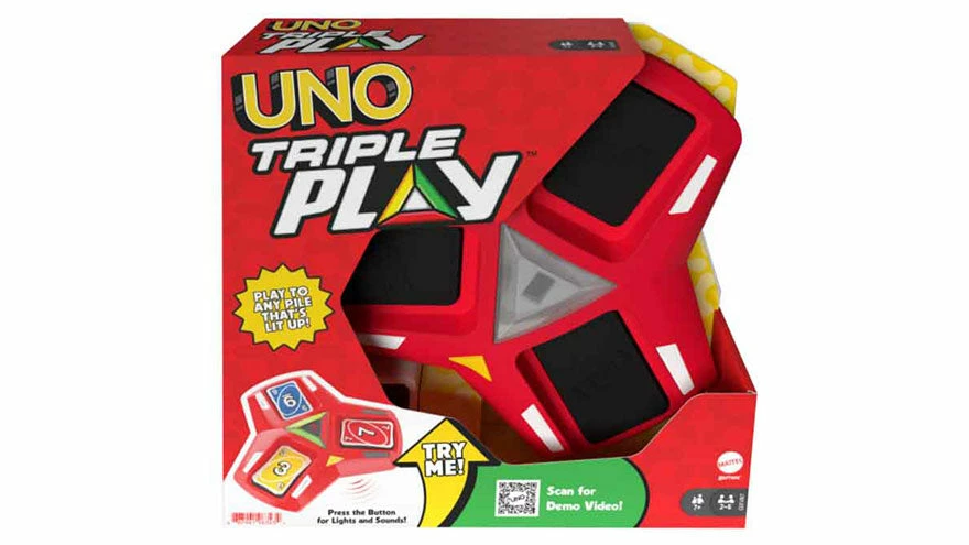 MATTEL UNO: Triple Play Card Game 3 MATTEL UNO: Triple Play Card Game