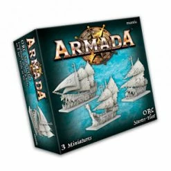 MANTIC ENTERTAINMENT Armada: Orc Starter Fleet Miniatures Game Miniature Games