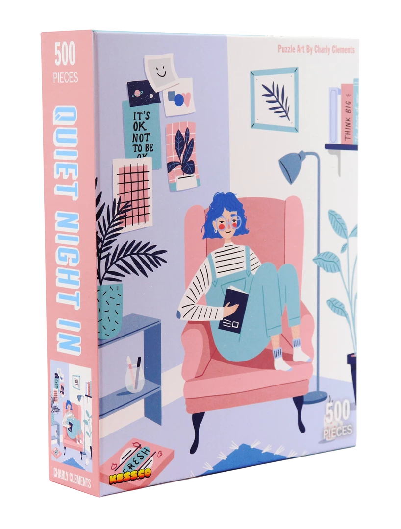 Puzzles Quiet Night In 500pcs Kess Co De.bored Puzzle 3 Puzzles Quiet Night In 500pcs Kess Co De.bored Puzzle