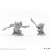 Reaper Miniatures - Dark Heaven Bones: Armored Goblin Leaders Miniatures