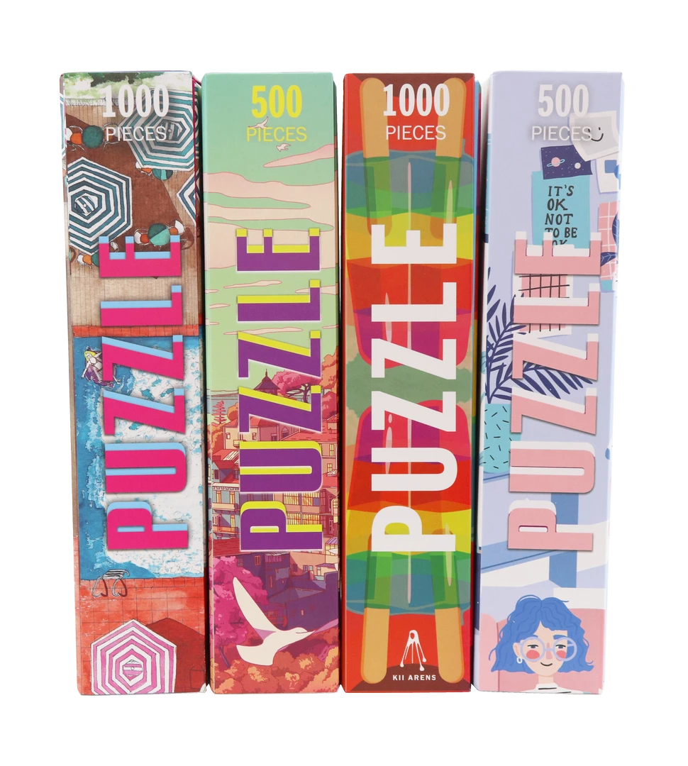 Rainbow Popsicle 1000pcs Kess Co De.bored Puzzle 6 Rainbow Popsicle 1000pcs Kess Co De.bored Puzzle