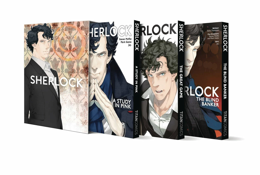 Sherlock Season One Box Set - Titan Comics Graphic Novel Novels 3 Sherlock Season One Box Set - Titan Comics Graphic Novel Novels