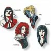 Red Sonja Vampirella Betty Veronica - Dynamite Pin Set Novelties