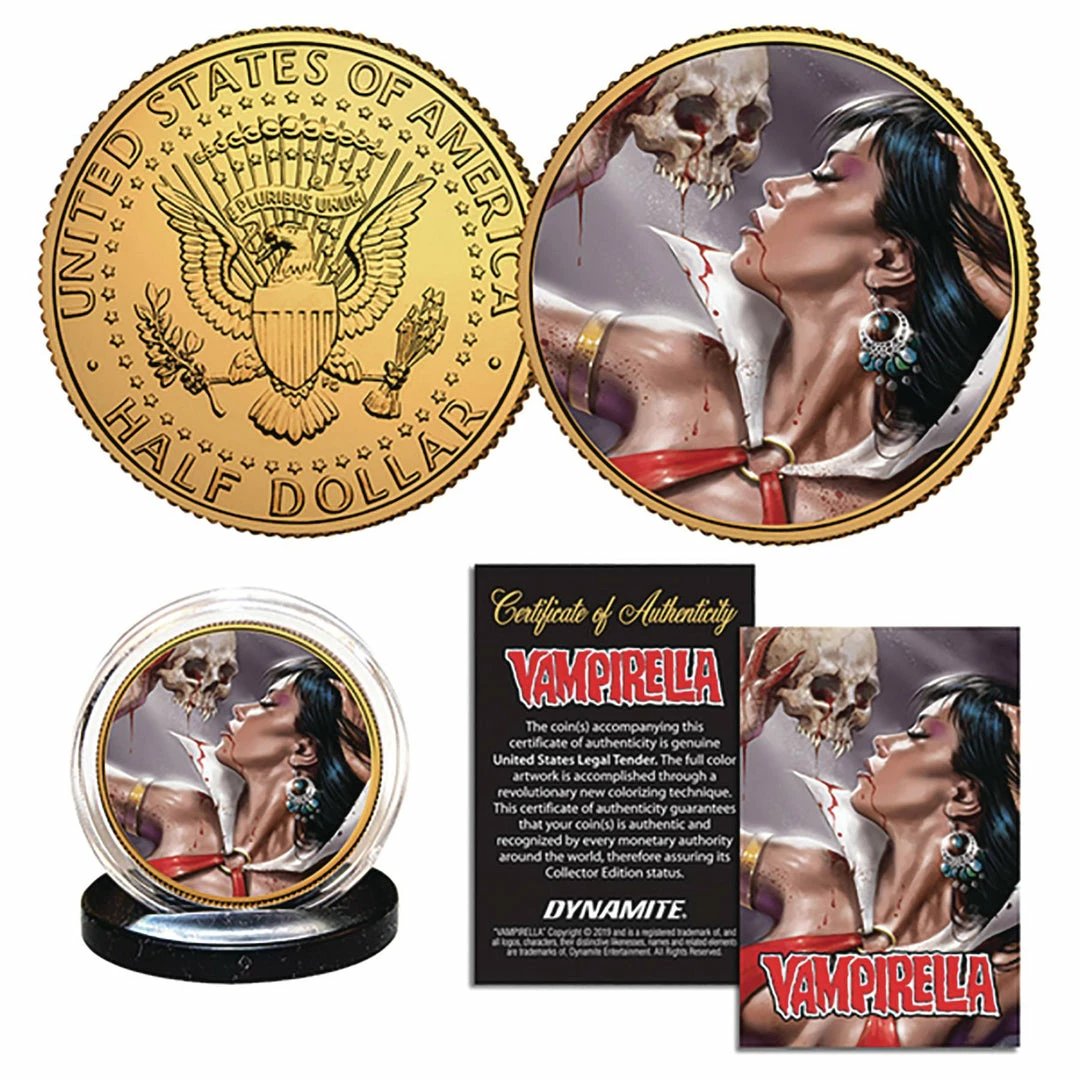 Vampirella Parillo - Dynamite Collectible Coin 3 Vampirella Parillo - Dynamite Collectible Coin
