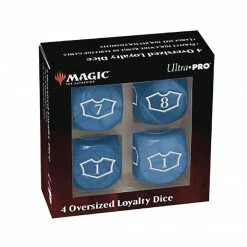 Magic The Gathering: Loyalty Set Deluxe 22mm Island With 7-12 - Ultra Pro Dice Set Dice Sets