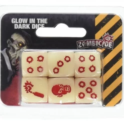 CMON Zombicide: Glow In The Dark Dice (6)