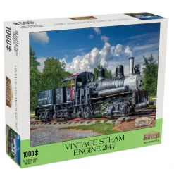 TOY VAULT Puzzles Puzzle: Vintage Steam Engine (1000pc)