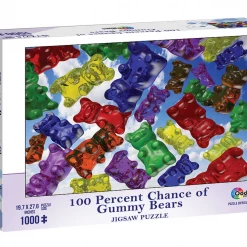TOY VAULT Puzzles Puzzle: 100% Chance Of Gummy Bears (1000pc)