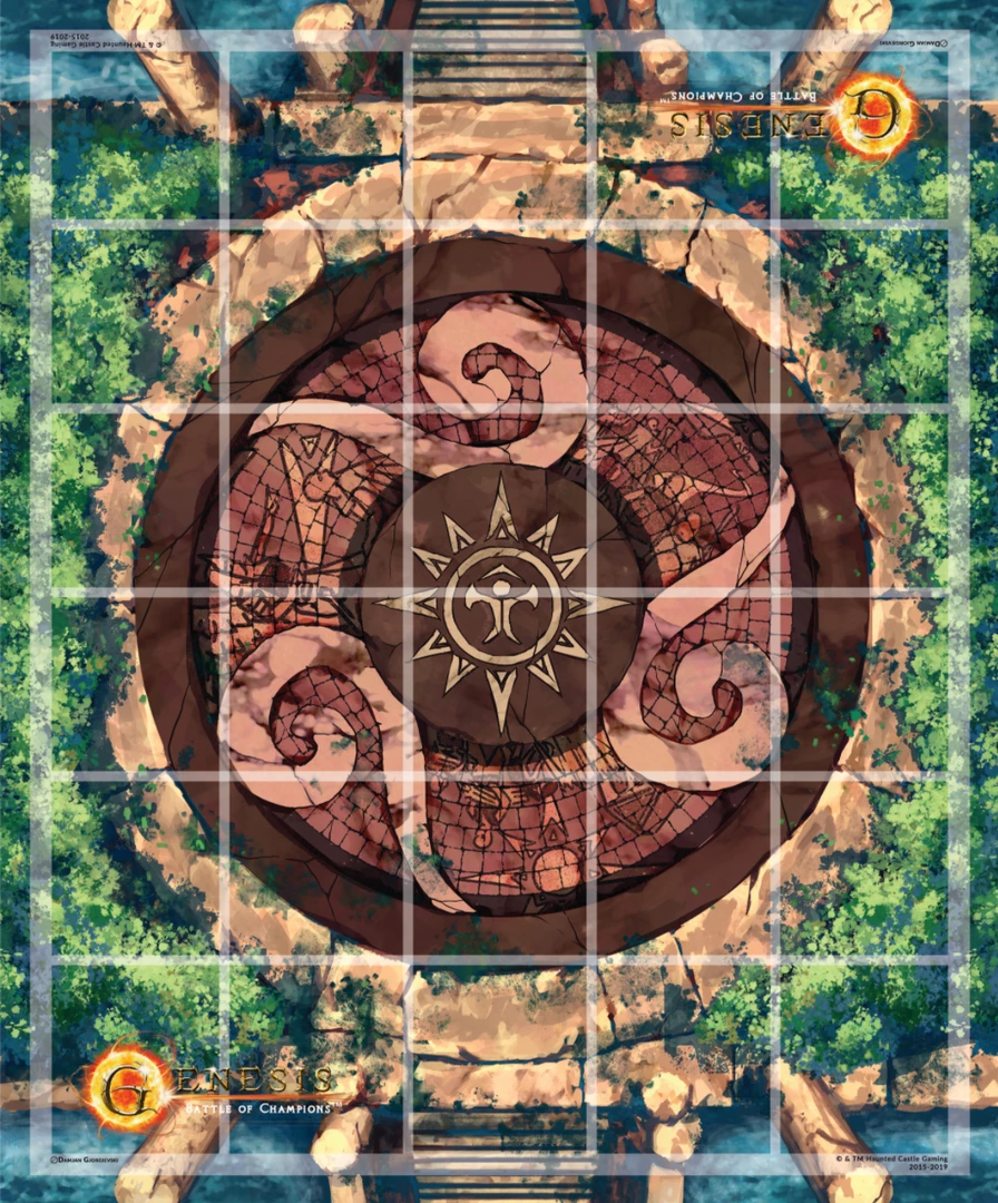 HAUNTED CASTLE GAMING Genesis Battle Of Champions Genesis: Battle Of Champions Neoprene Game Mat: Vadhis 3 HAUNTED CASTLE GAMING Genesis Battle Of Champions Genesis: Battle Of Champions Neoprene Game Mat: Vadhis