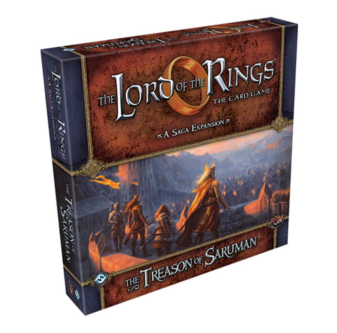 Fantasy Flight Games Non-Collectible Card Games The Lord Of The Rings LCG: The Treason Of Saruman Expansion 3 Fantasy Flight Games Non-Collectible Card Games The Lord Of The Rings LCG: The Treason Of Saruman Expansion