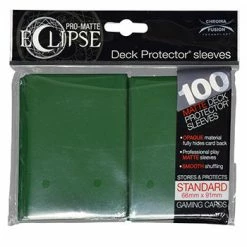 Card Sleeves Eclipse Forest Green Ultra Pro Pro-Matte Basic Sleeves 100CT