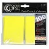 Eclipse Lemon Yellow Ultra Pro Pro-Matte Basic Sleeves 100CT Card Sleeves