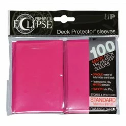 Eclipse Hot Pink Ultra Pro Pro-Matte Basic Sleeves 100CT 5 Eclipse Hot Pink Ultra Pro Pro-Matte Basic Sleeves 100CT
