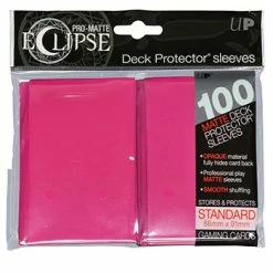 Eclipse Hot Pink Ultra Pro Pro-Matte Basic Sleeves 100CT