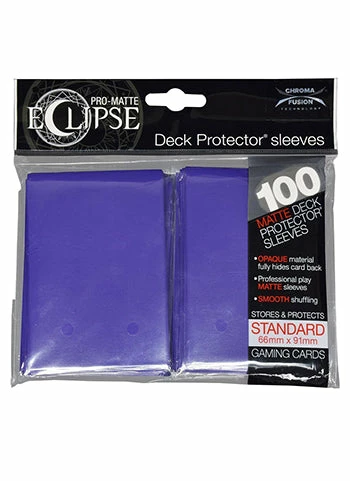 Eclipse Royal Purple Ultra Pro Pro-Matte Basic Sleeves 100CT 3 Eclipse Royal Purple Ultra Pro Pro-Matte Basic Sleeves 100CT