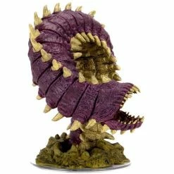 WIZKIDS Dungeons And Dragons: Icons Of The Realms: Fangs & Talons - Purple Worm Premium Set Miniatures