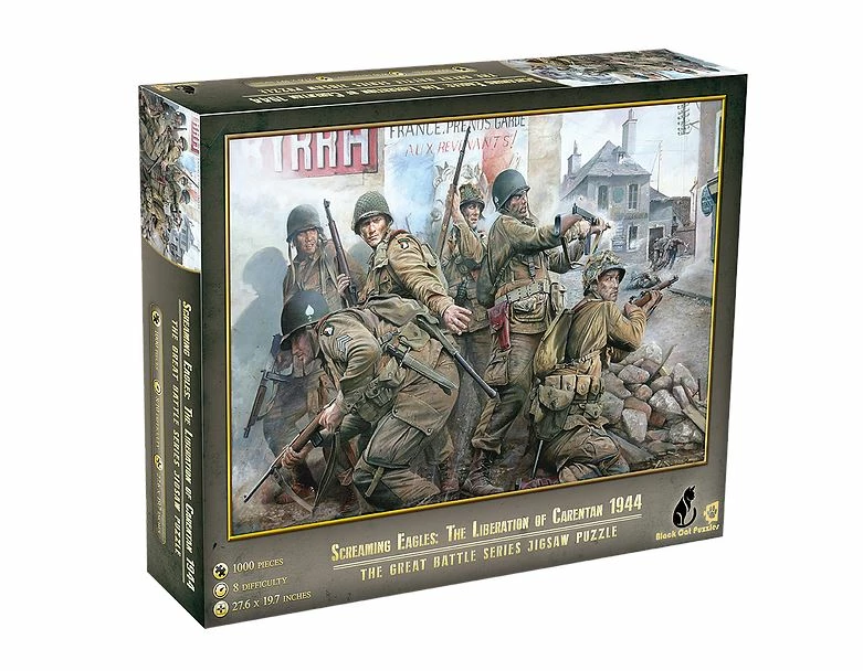 MCHEZO Screaming Eagles: The Liberation Of Carentan 1944 - 1000-PC Puzzle 3 MCHEZO Screaming Eagles: The Liberation Of Carentan 1944 - 1000-PC Puzzle