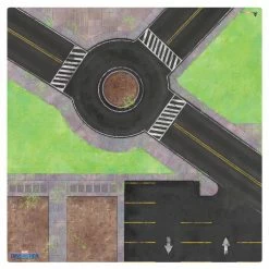 ATOMIC MASS GAMES Play Mats Marvel Crisis Protocol: Roundabout Knockout Game Mat