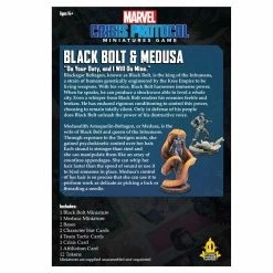 ATOMIC MASS GAMES Marvel Crisis Protocol: Black Bolt And Medusa Pack Expansion Miniatures Game Miniature Games