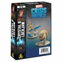 ATOMIC MASS GAMES Miniature Games Marvel Crisis Protocol: Crystal & Lockjaw Pack Expansion Miniatures Game