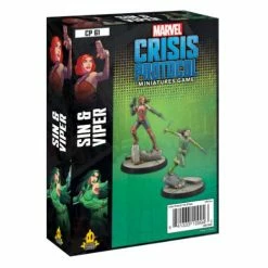ATOMIC MASS GAMES Marvel Crisis Protocol: Sin And Viper Character Pack Miniatures Game Miniature Games