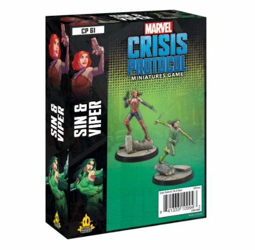 ATOMIC MASS GAMES Marvel Crisis Protocol: Sin And Viper Character Pack Miniatures Game Miniature Games 3 ATOMIC MASS GAMES Marvel Crisis Protocol: Sin And Viper Character Pack Miniatures Game Miniature Games