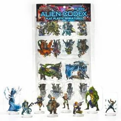 ARCKNIGHT Legendary Games: Alien Codex Flat Plastic Miniatures Miniature Games