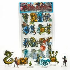 ARCKNIGHT Miniature Games Legendary Games: Pirates Flat Plastic Miniatures