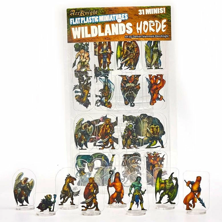 ARCKNIGHT Wildlands Horde Flat Plastic Miniatures Miniature Games 3 ARCKNIGHT Wildlands Horde Flat Plastic Miniatures Miniature Games